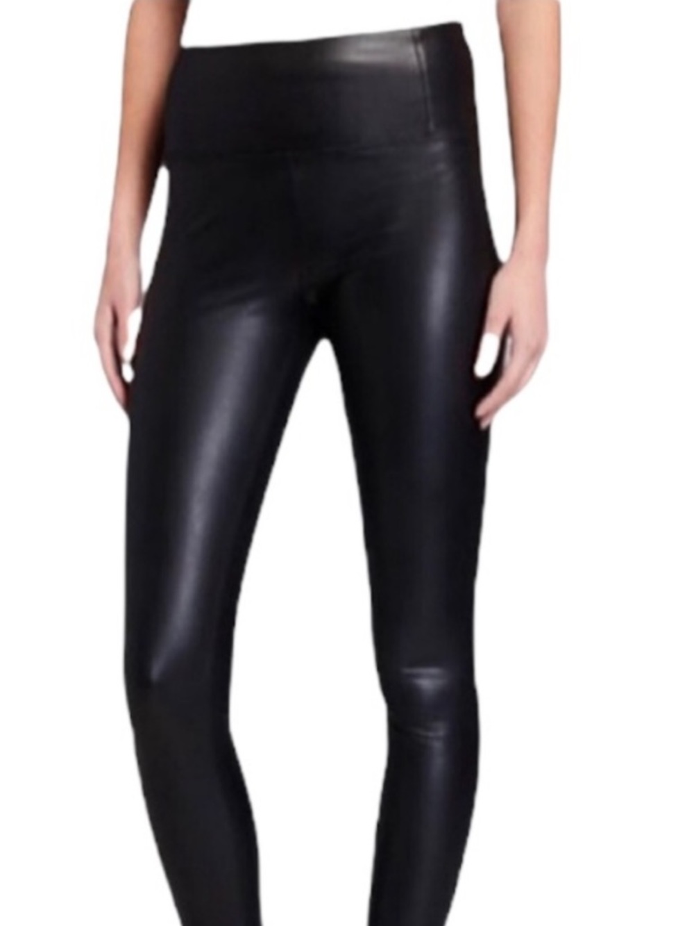 Like New 7 For All Mankind Faux Leather Leggings Large
